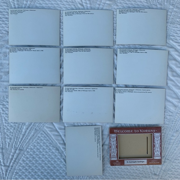 🤩3/$20 Vintage 1950s 60s Norway Norwegian Postcards Unposted Rural Country MCM - Picture 7 of 10